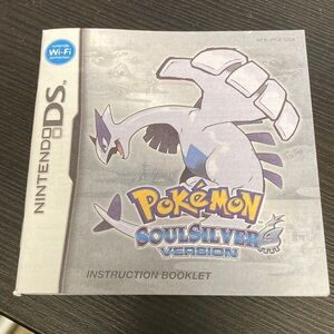 Nintendo DS Pokémon SoulSilver Instruction Booklet only